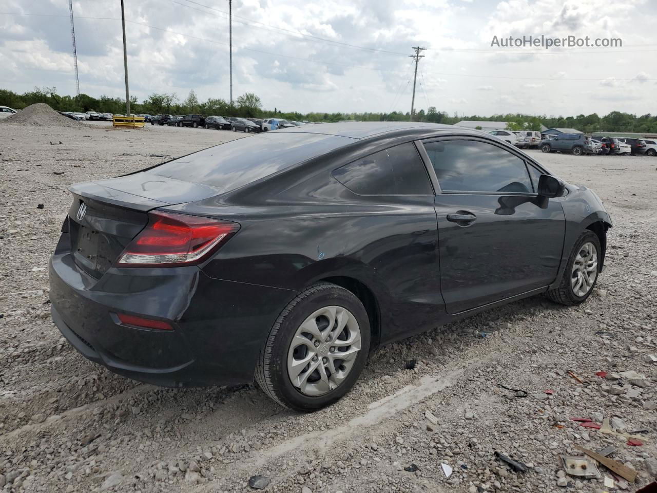 2014 Honda Civic Lx Black vin: 2HGFG3B52EH512069