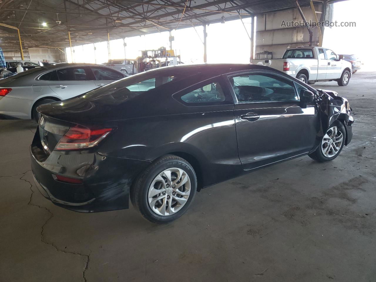 2014 Honda Civic Lx Brown vin: 2HGFG3B52EH515800