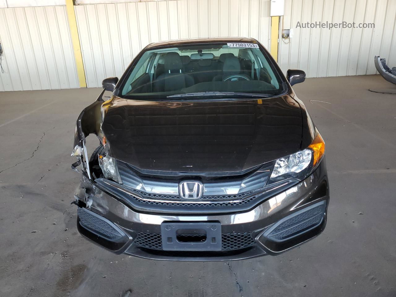 2014 Honda Civic Lx Brown vin: 2HGFG3B52EH515800