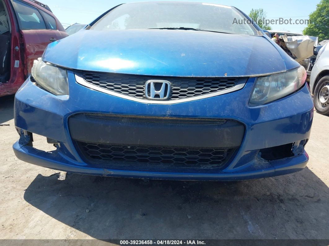 2012 Honda Civic Lx Blue vin: 2HGFG3B53CH543845