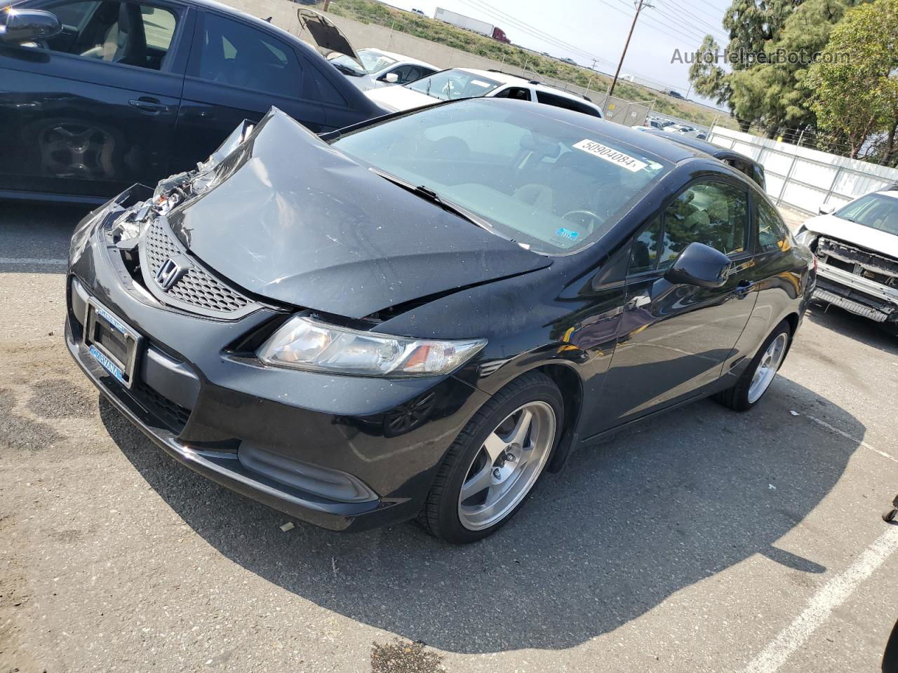 2013 Honda Civic Lx Black vin: 2HGFG3B54DH512444