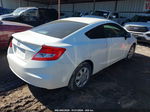 2013 Honda Civic Lx White vin: 2HGFG3B54DH518924