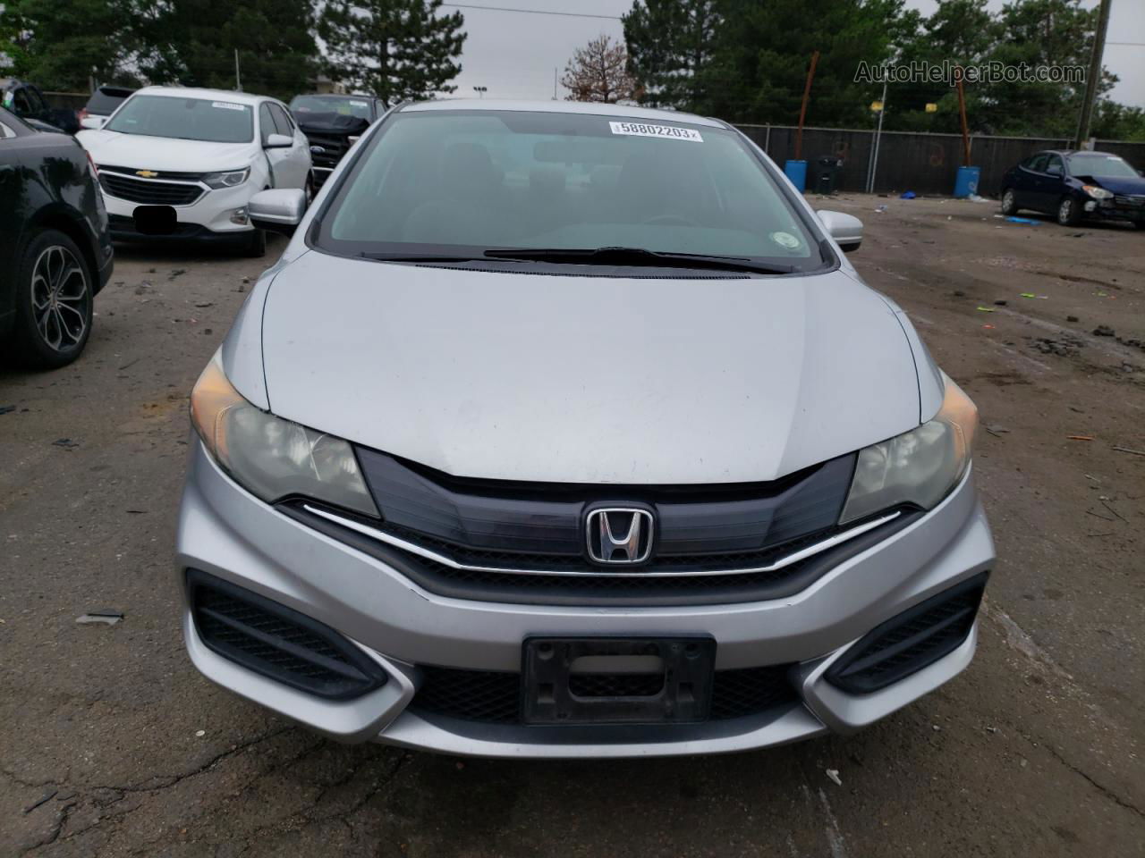 2014 Honda Civic Lx Silver vin: 2HGFG3B54EH518083