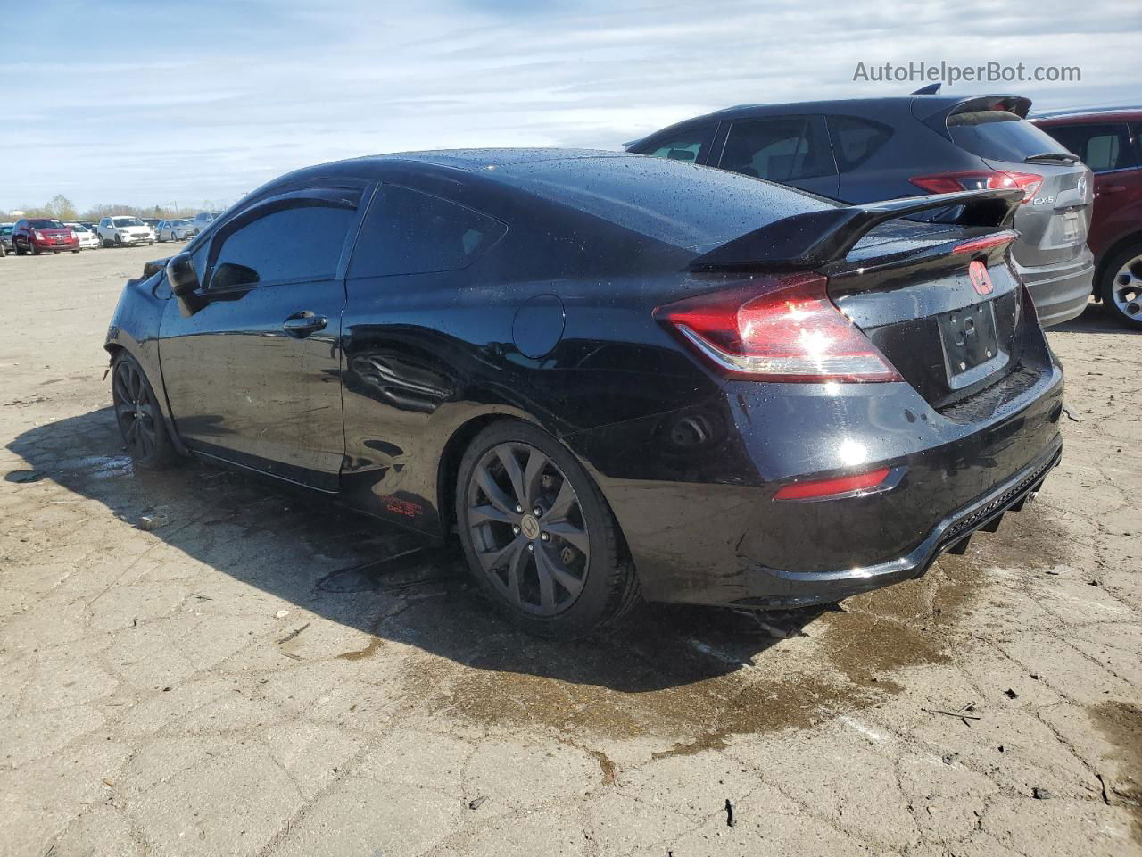 2015 Honda Civic Lx Black vin: 2HGFG3B54FH506615