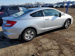 2013 Honda Civic Lx Silver vin: 2HGFG3B55DH512890