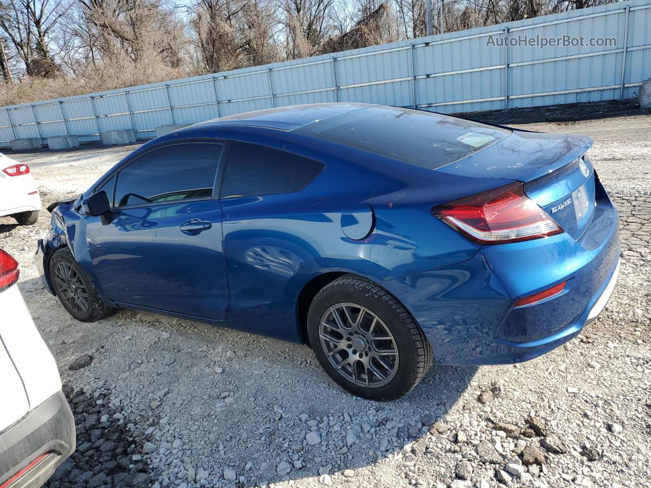 2015 Honda Civic Lx Blue vin: 2HGFG3B55FH525013