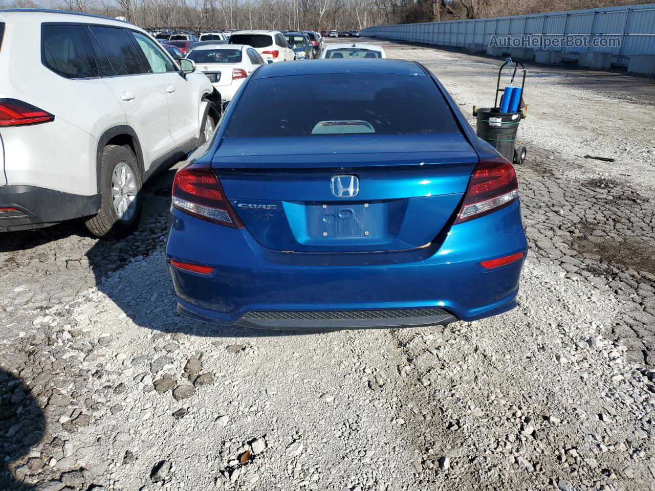 2015 Honda Civic Lx Blue vin: 2HGFG3B55FH525013