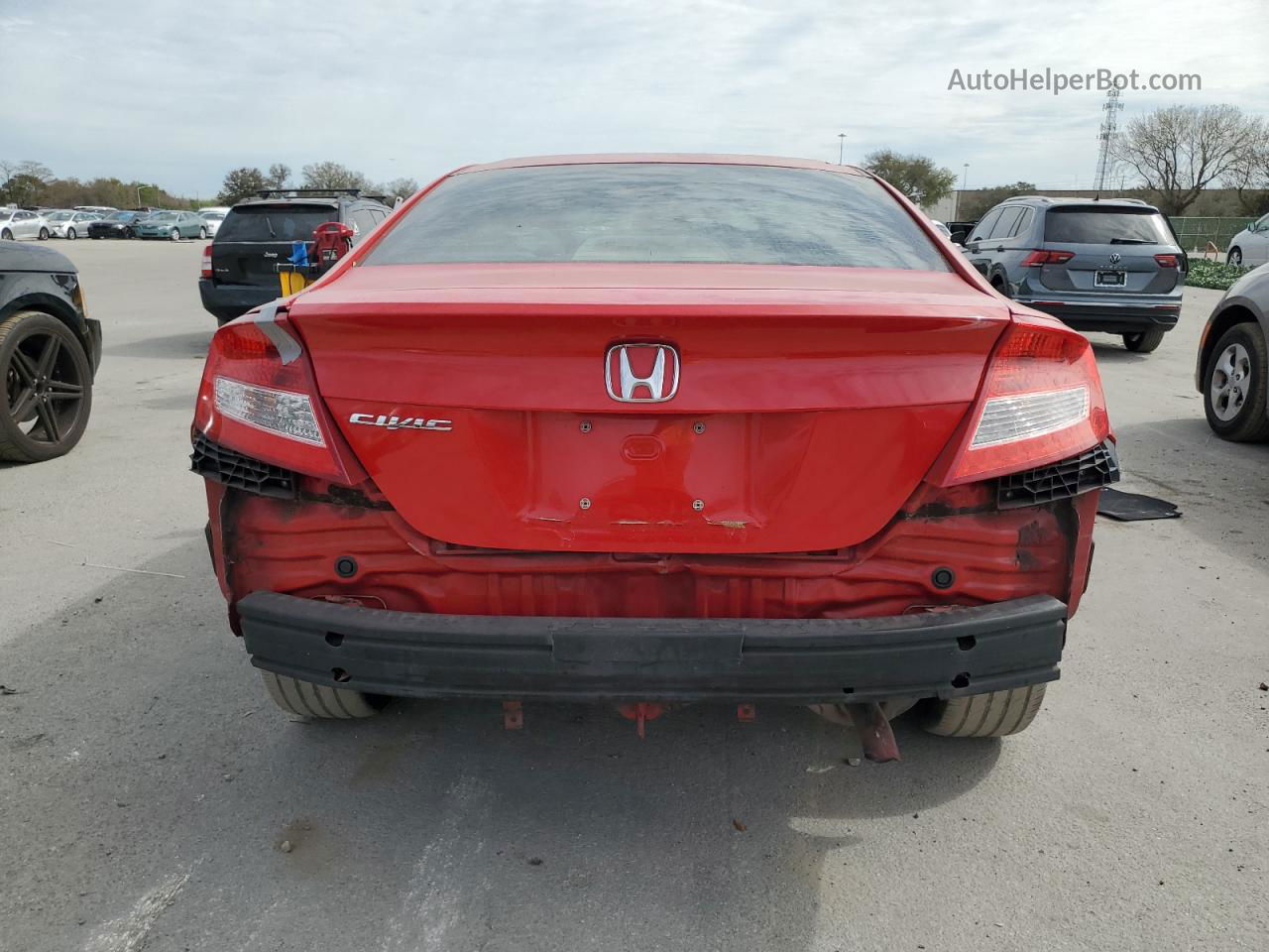 2012 Honda Civic Lx Red vin: 2HGFG3B56CH550885