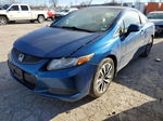 2012 Honda Civic Lx Blue vin: 2HGFG3B56CH551860