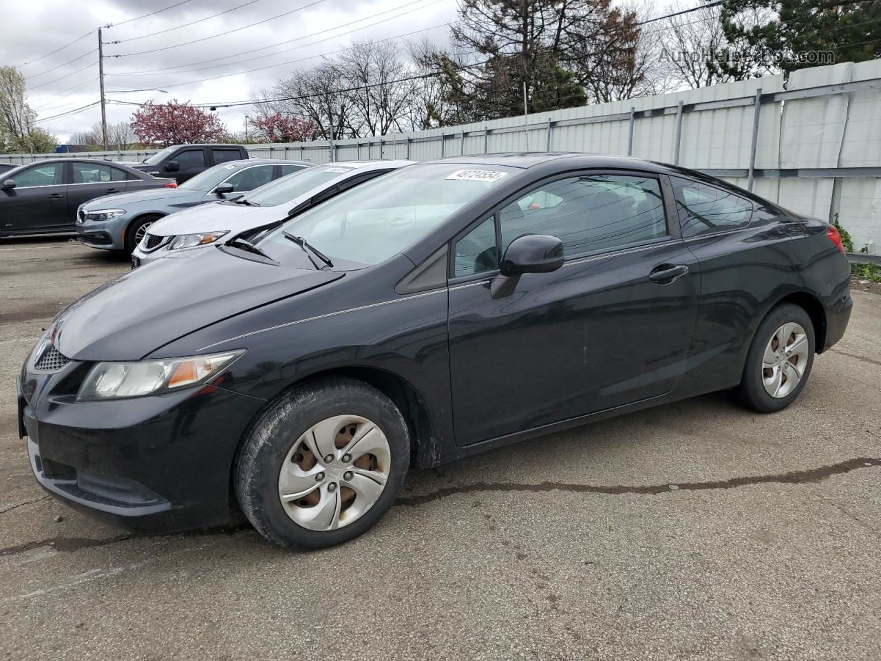 2013 Honda Civic Lx Black vin: 2HGFG3B56DH501025