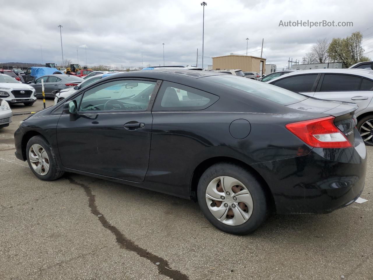 2013 Honda Civic Lx Black vin: 2HGFG3B56DH501025