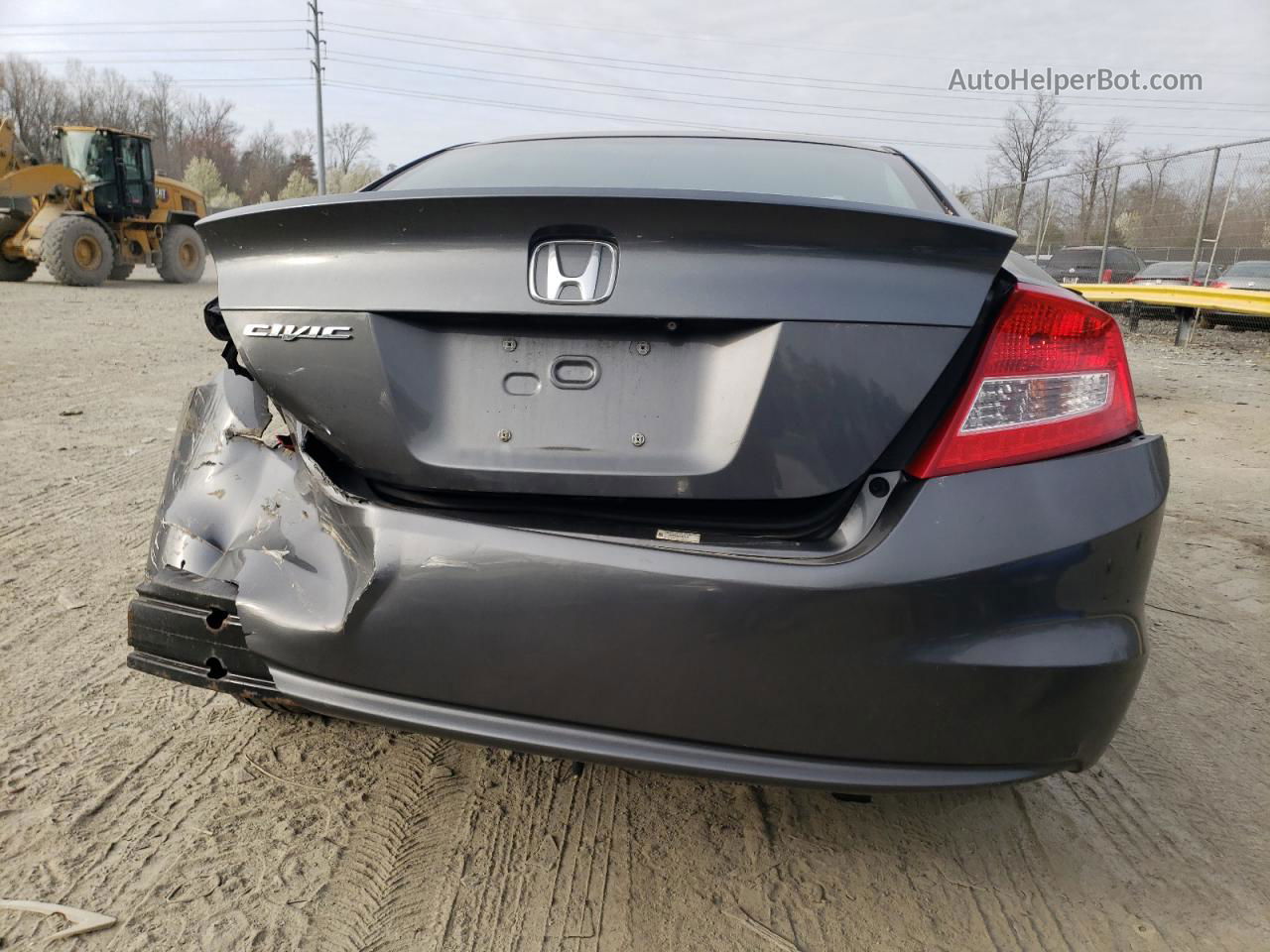 2013 Honda Civic Lx Серый vin: 2HGFG3B56DH527933