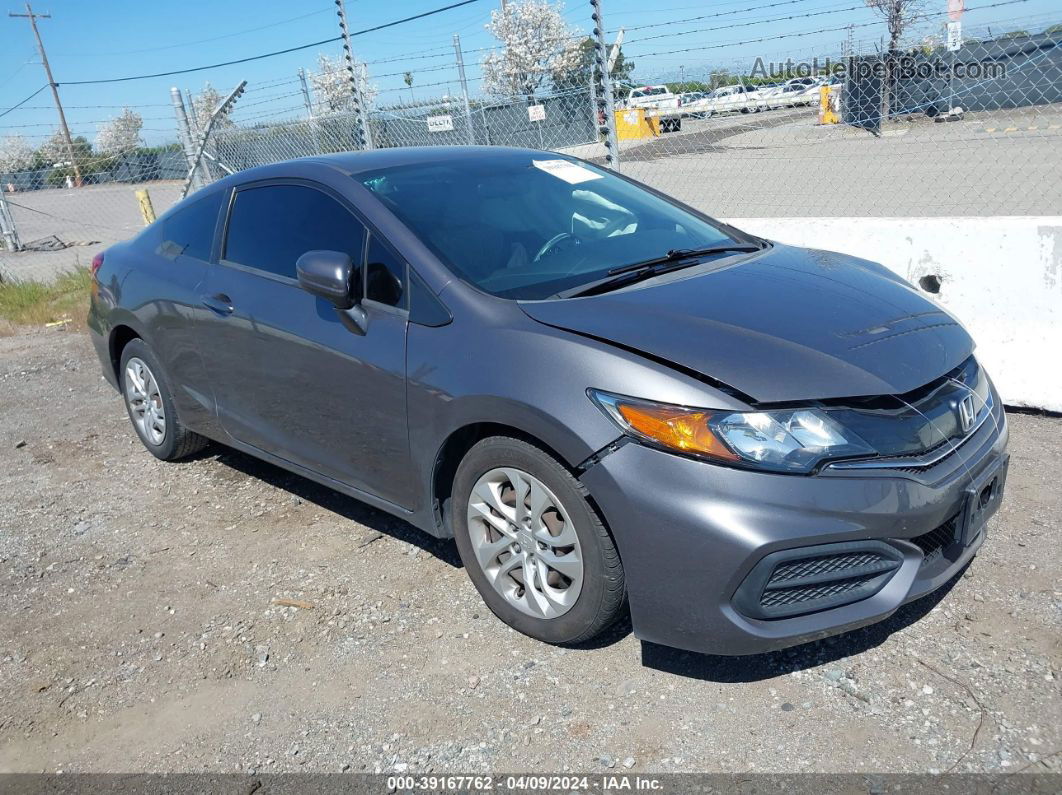 2014 Honda Civic Lx Gray vin: 2HGFG3B56EH510454