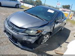 2014 Honda Civic Lx Серый vin: 2HGFG3B56EH510454