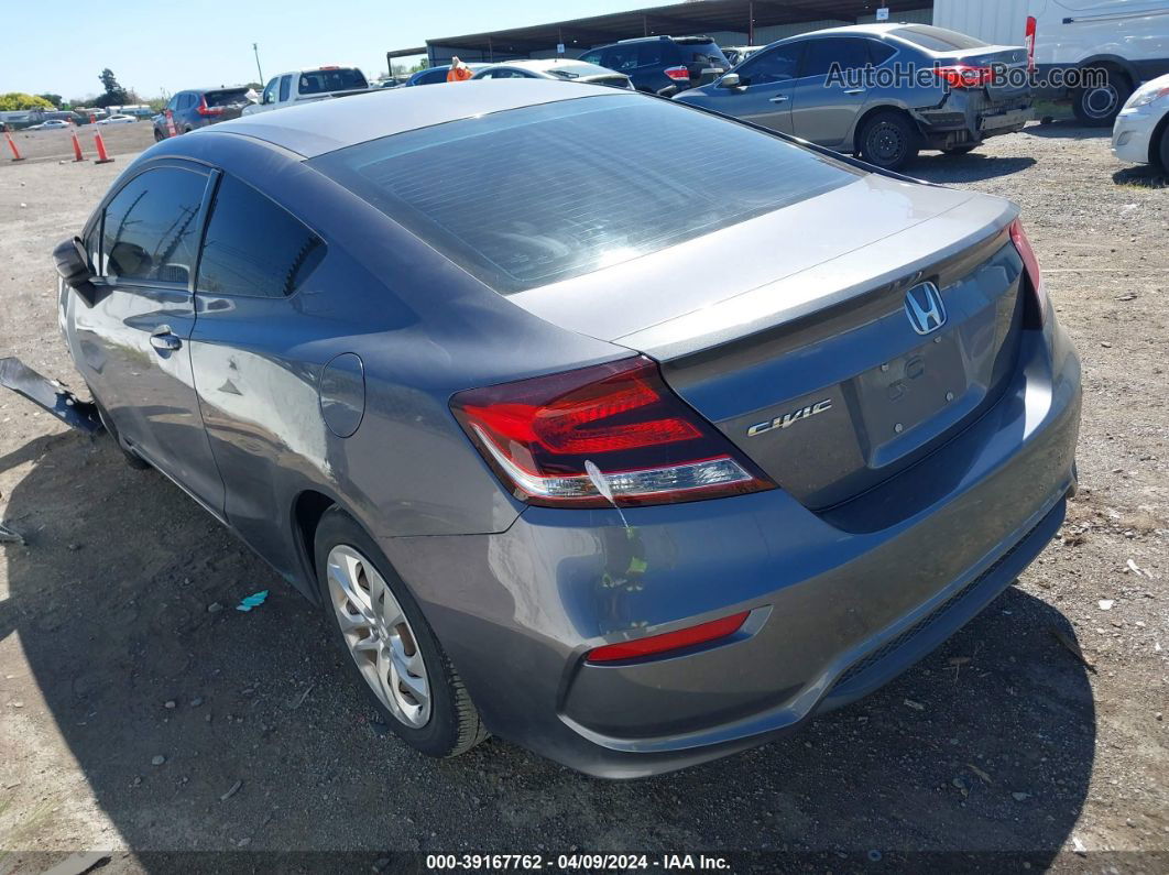 2014 Honda Civic Lx Gray vin: 2HGFG3B56EH510454