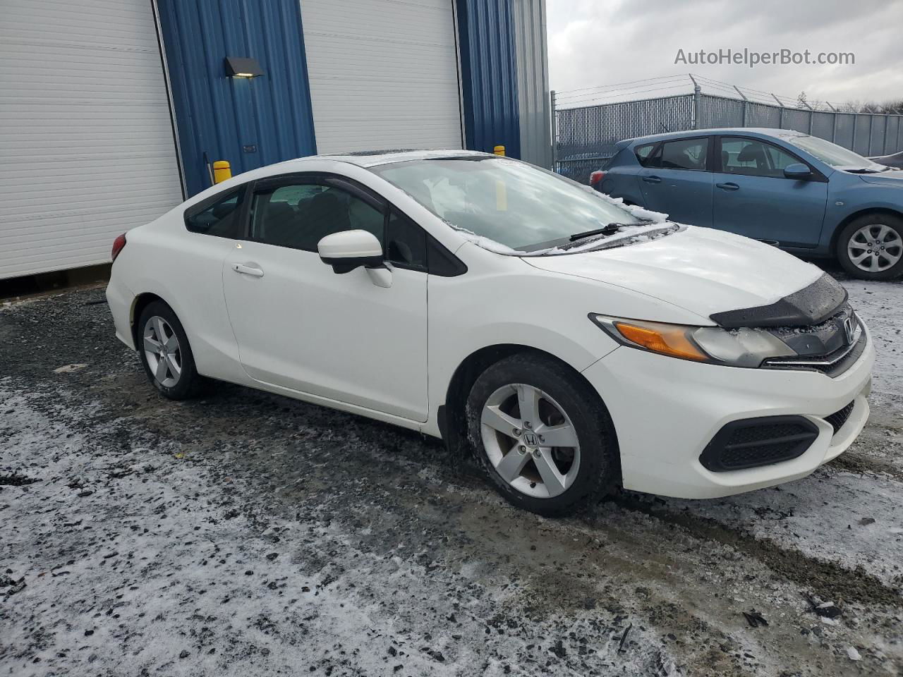 2015 Honda Civic Lx White vin: 2HGFG3B56FH000686