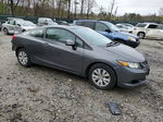 2012 Honda Civic Lx Gray vin: 2HGFG3B57CH528734