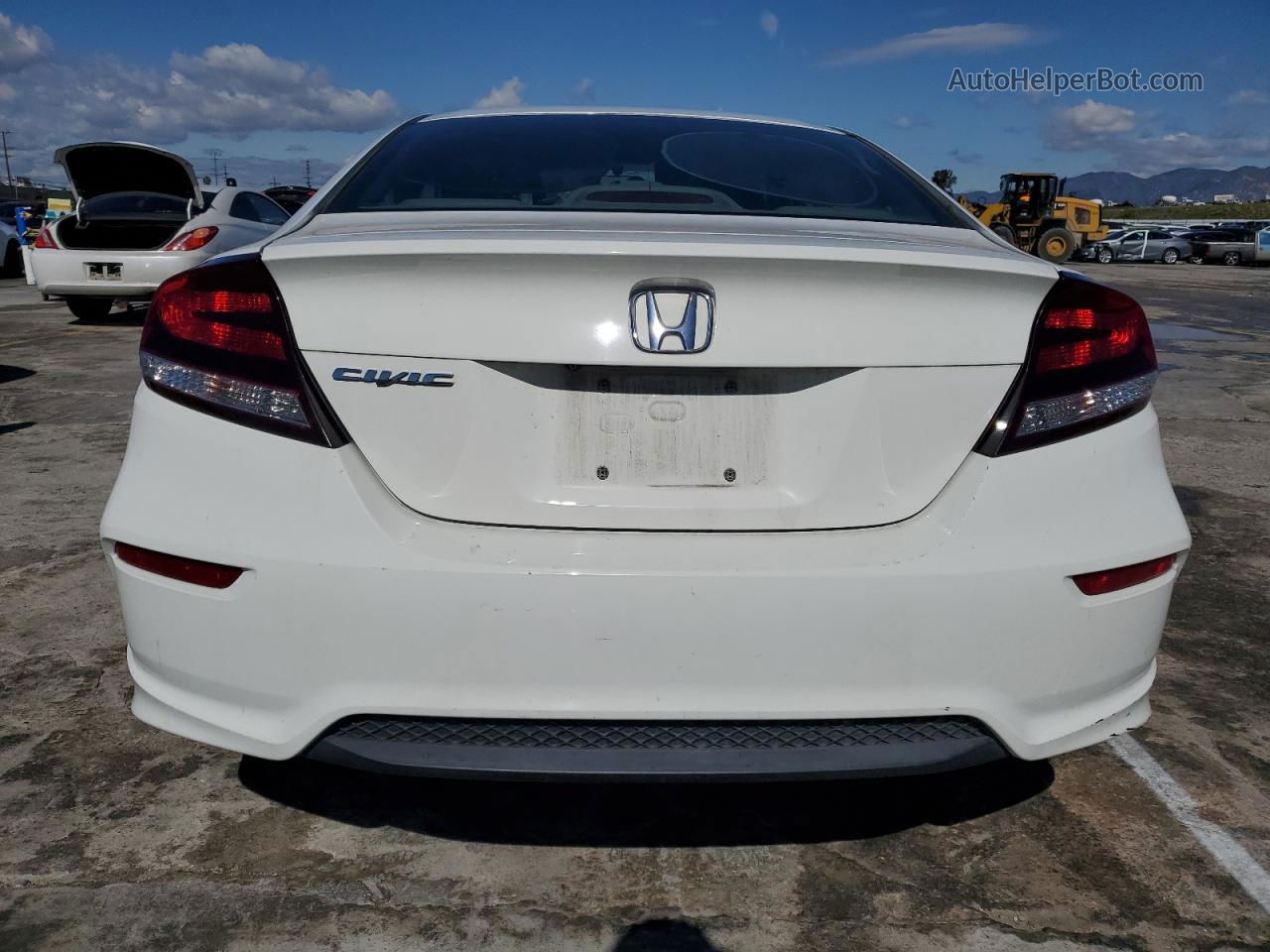 2014 Honda Civic Lx White vin: 2HGFG3B57EH503867