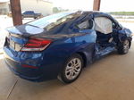 2014 Honda Civic Lx Blue vin: 2HGFG3B57EH511600