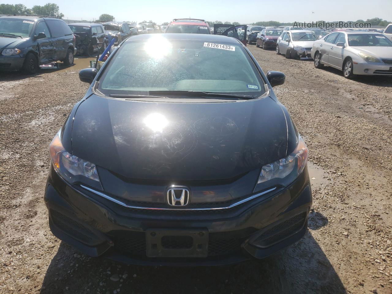 2014 Honda Civic Lx Black vin: 2HGFG3B57EH515162