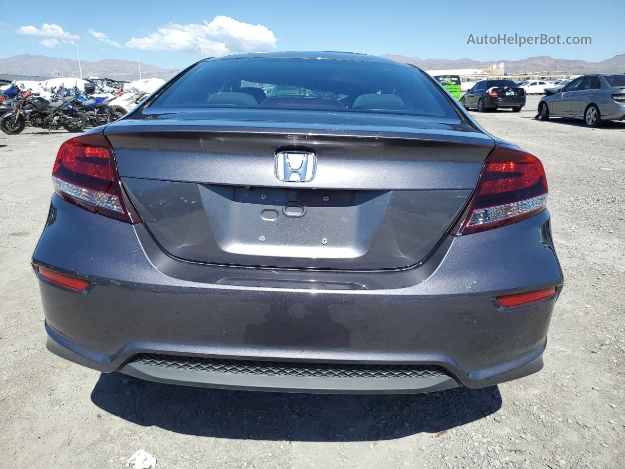 2014 Honda Civic Lx Gray vin: 2HGFG3B57EH525755