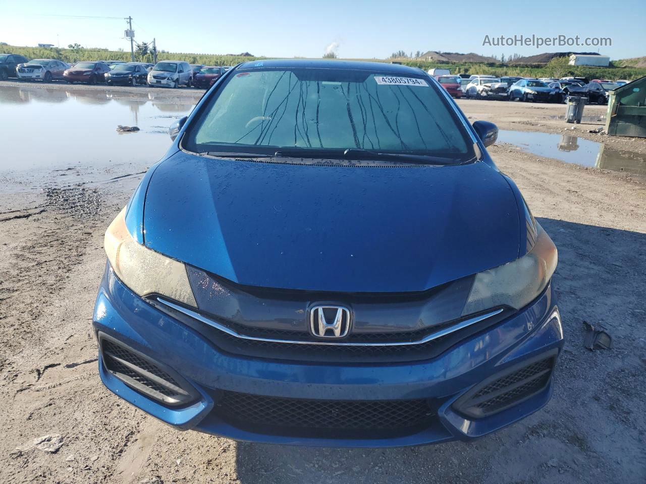 2015 Honda Civic Lx Синий vin: 2HGFG3B57FH520203