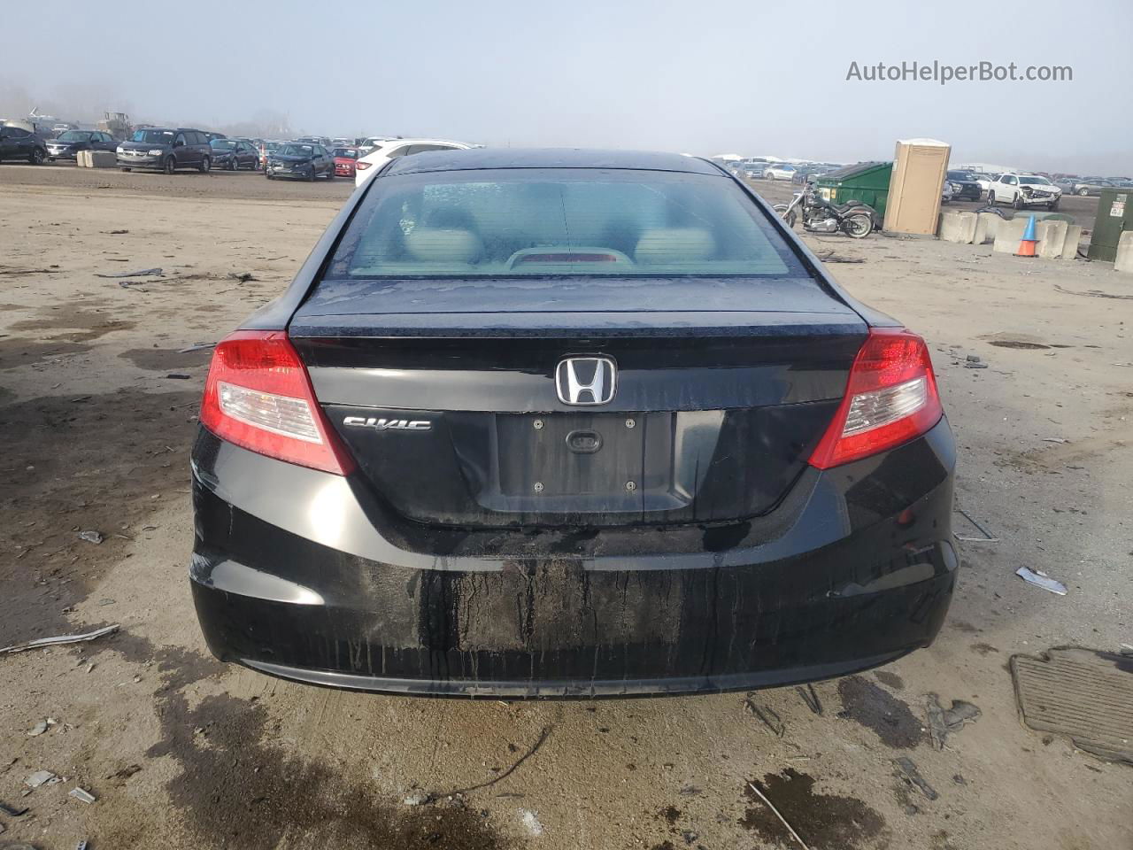 2012 Honda Civic Lx Black vin: 2HGFG3B58CH510601