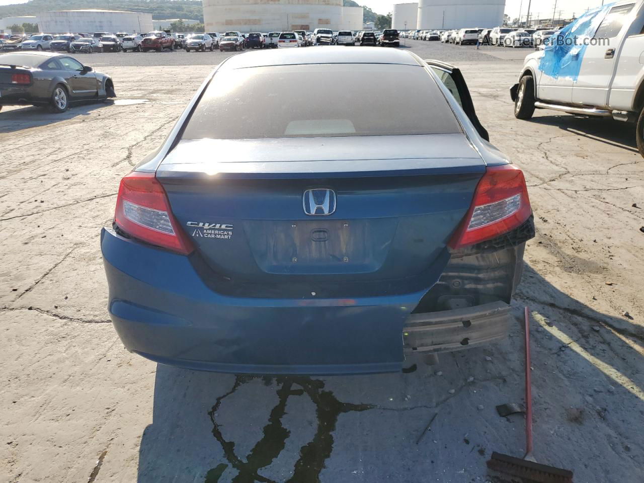 2012 Honda Civic Lx Blue vin: 2HGFG3B58CH518729