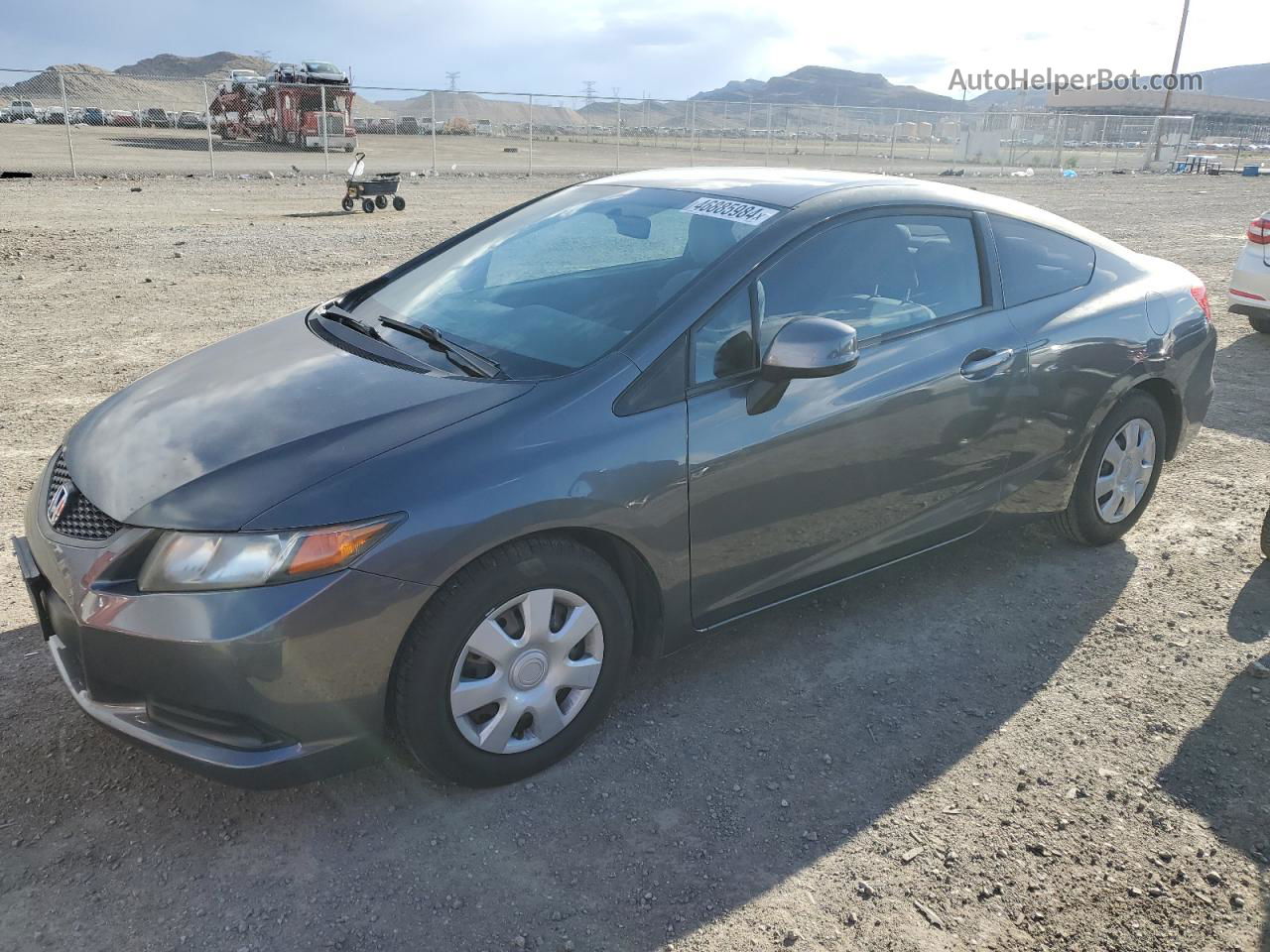 2012 Honda Civic Lx Charcoal vin: 2HGFG3B58CH565162