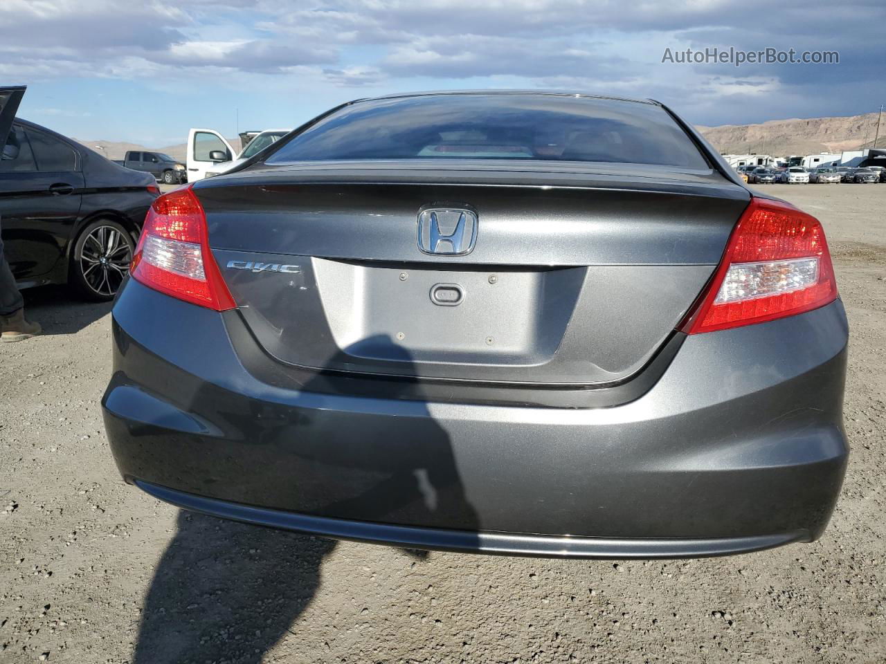 2012 Honda Civic Lx Charcoal vin: 2HGFG3B58CH565162