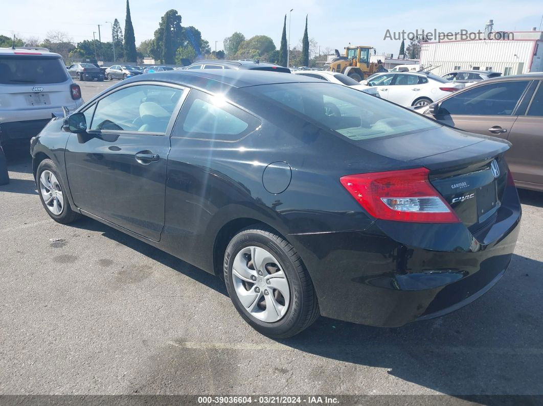 2013 Honda Civic Lx Black vin: 2HGFG3B58DH527383