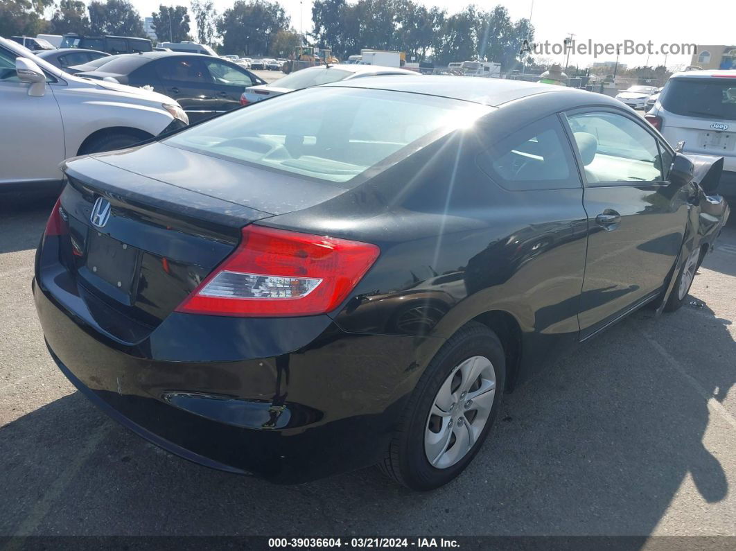 2013 Honda Civic Lx Black vin: 2HGFG3B58DH527383