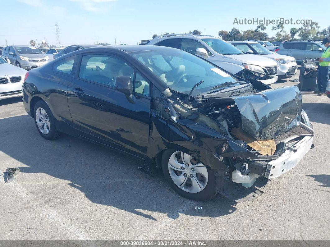 2013 Honda Civic Lx Black vin: 2HGFG3B58DH527383