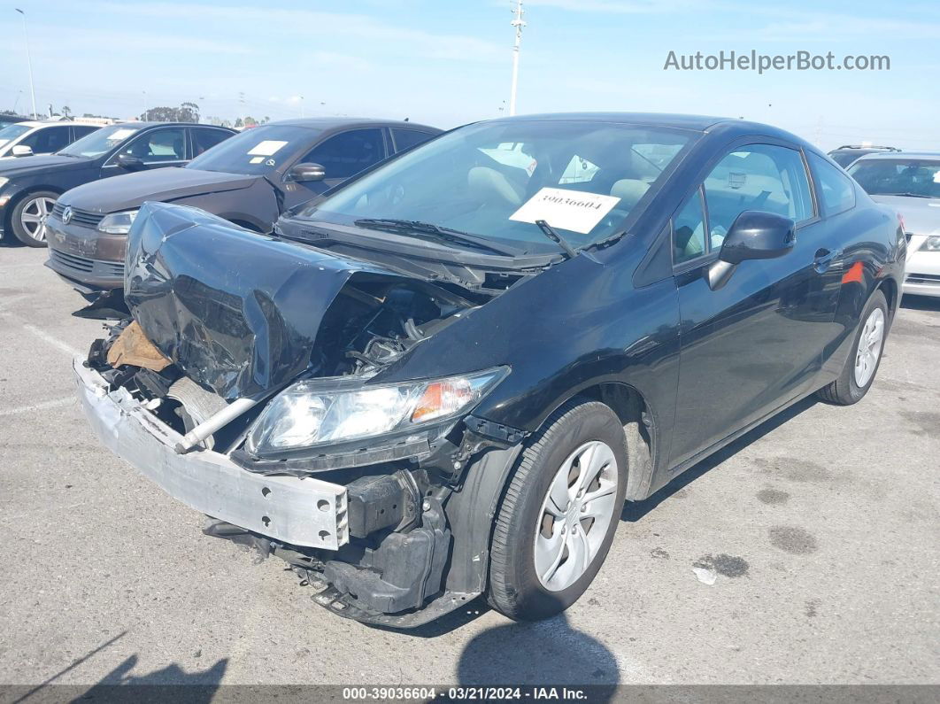 2013 Honda Civic Lx Black vin: 2HGFG3B58DH527383