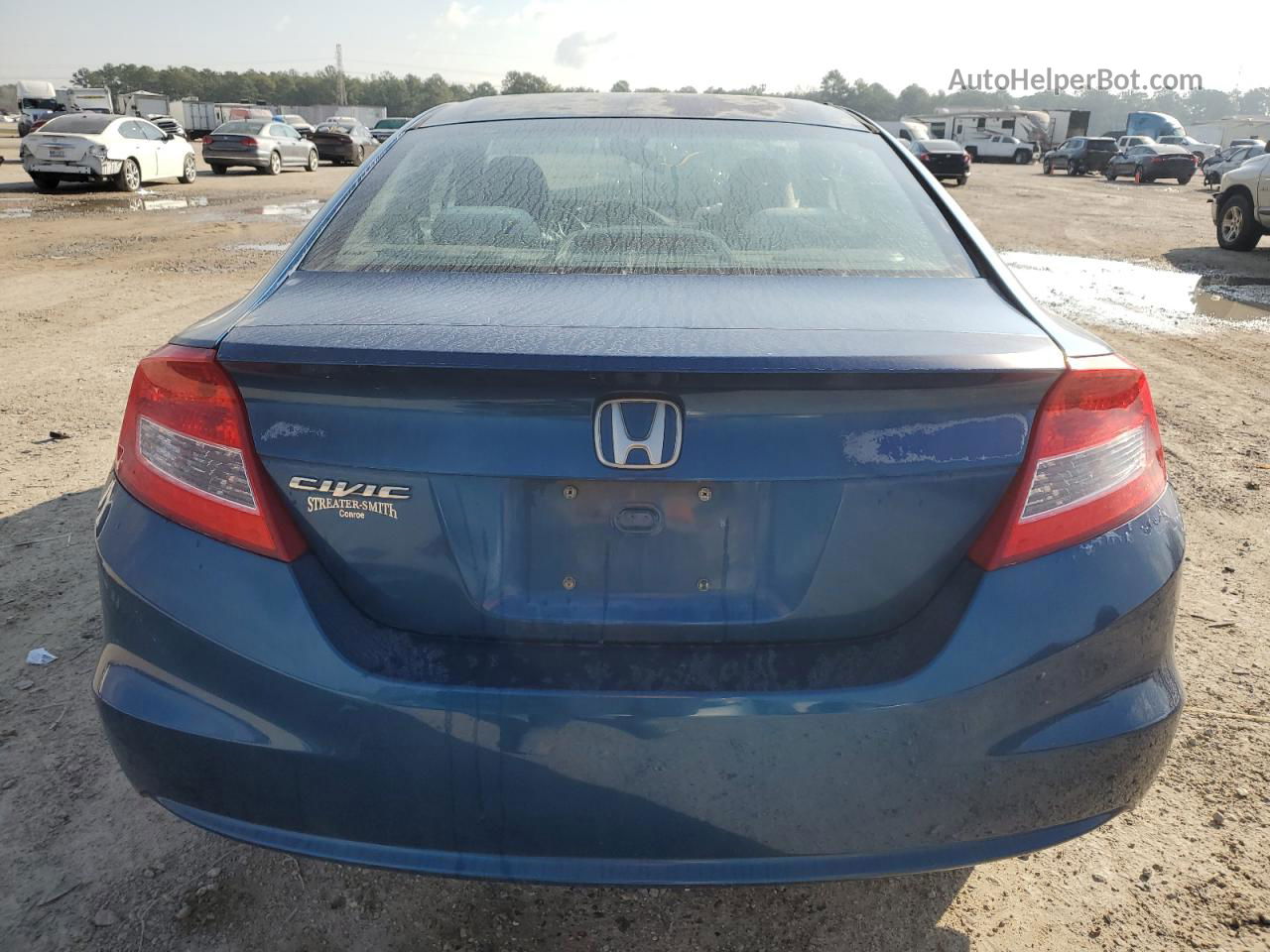 2012 Honda Civic Lx Blue vin: 2HGFG3B59CH539900