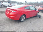 2012 Honda Civic Lx Red vin: 2HGFG3B59CH560231