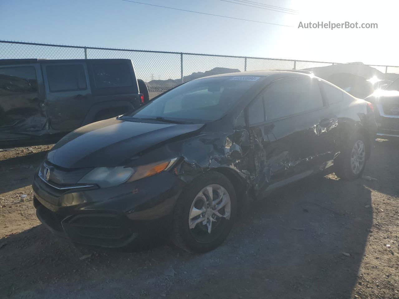 2014 Honda Civic Lx Black vin: 2HGFG3B59EH508116