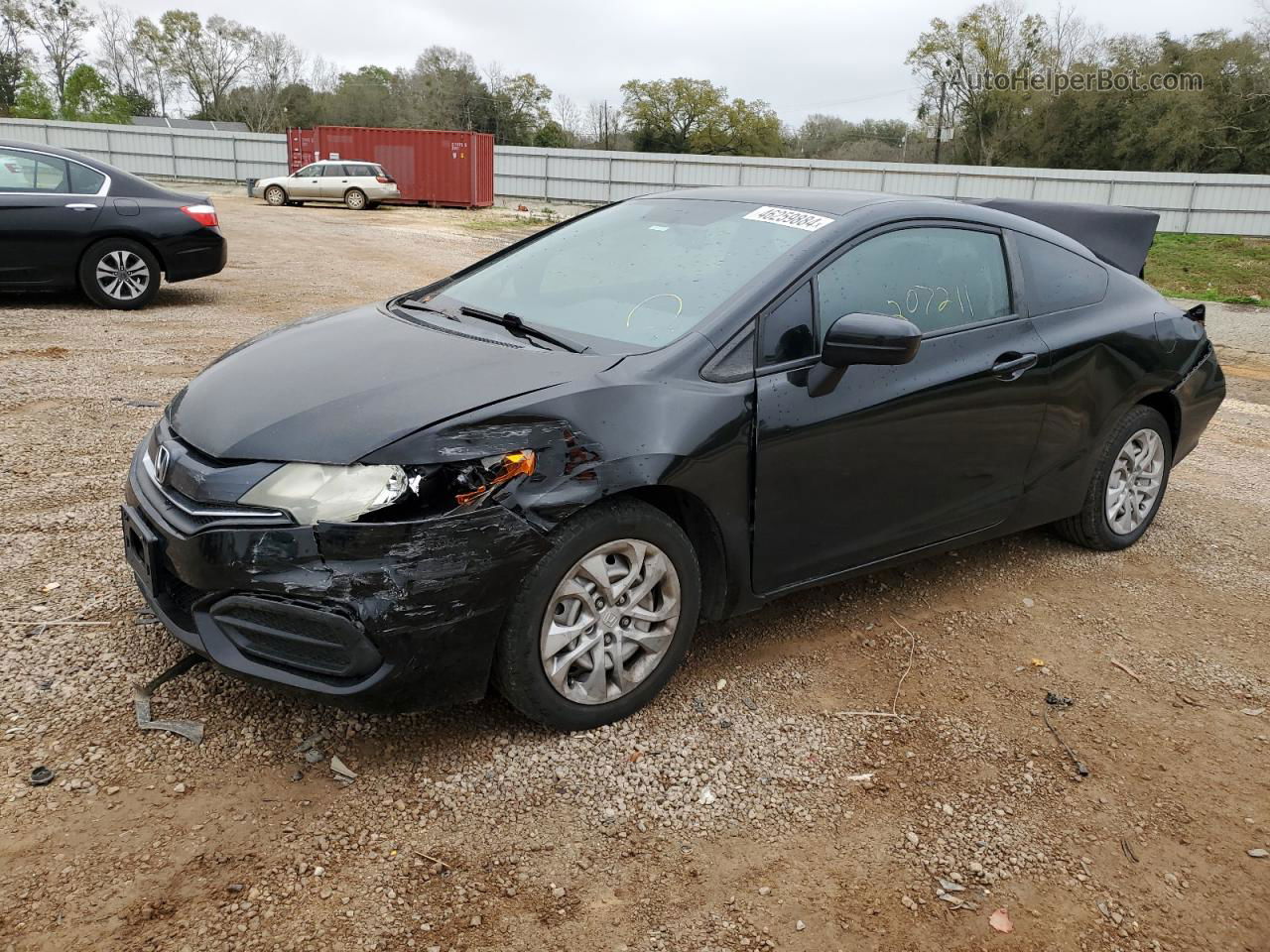 2014 Honda Civic Lx Black vin: 2HGFG3B59EH510030