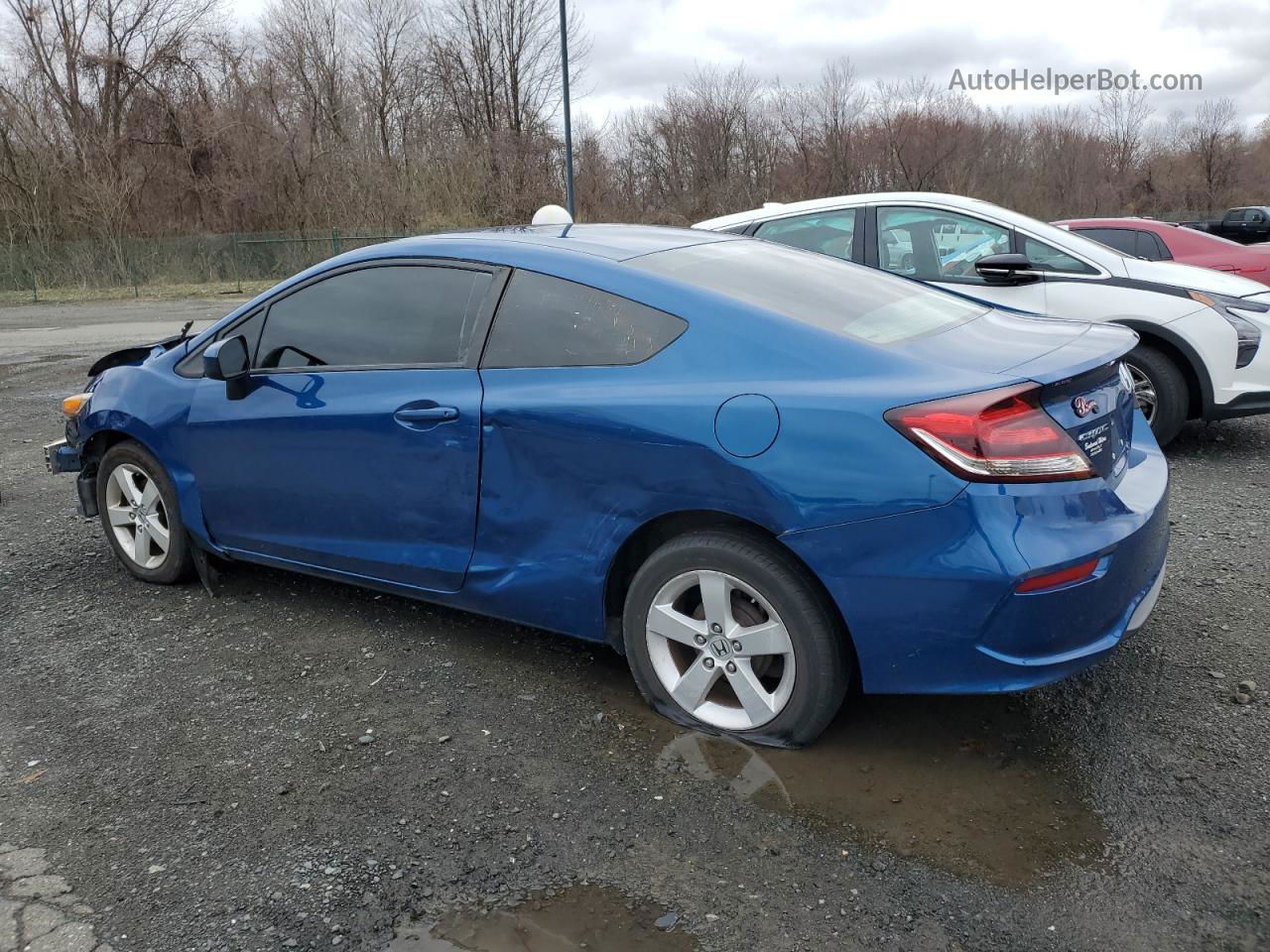 2015 Honda Civic Lx Синий vin: 2HGFG3B59FH502964