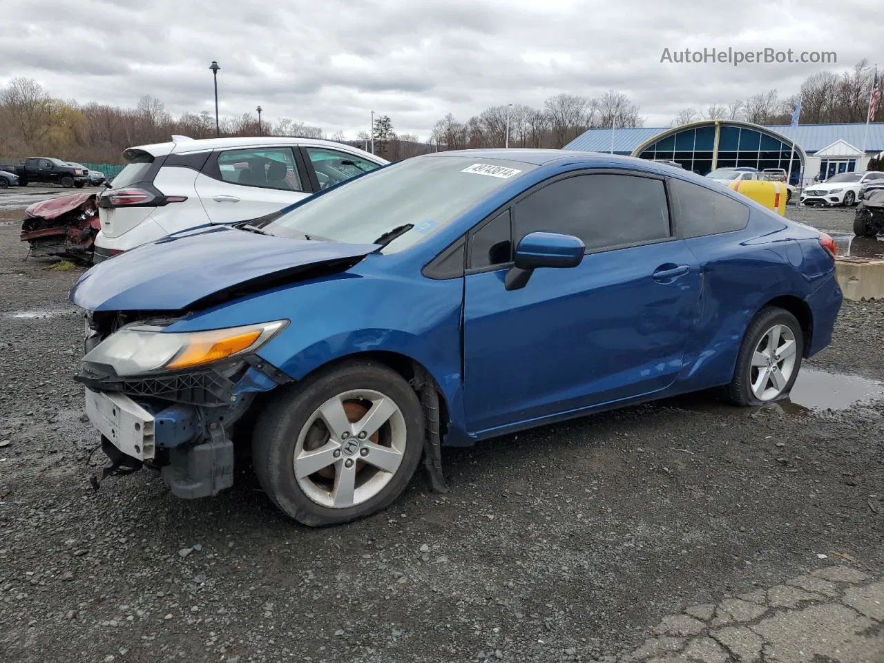 2015 Honda Civic Lx Blue vin: 2HGFG3B59FH502964