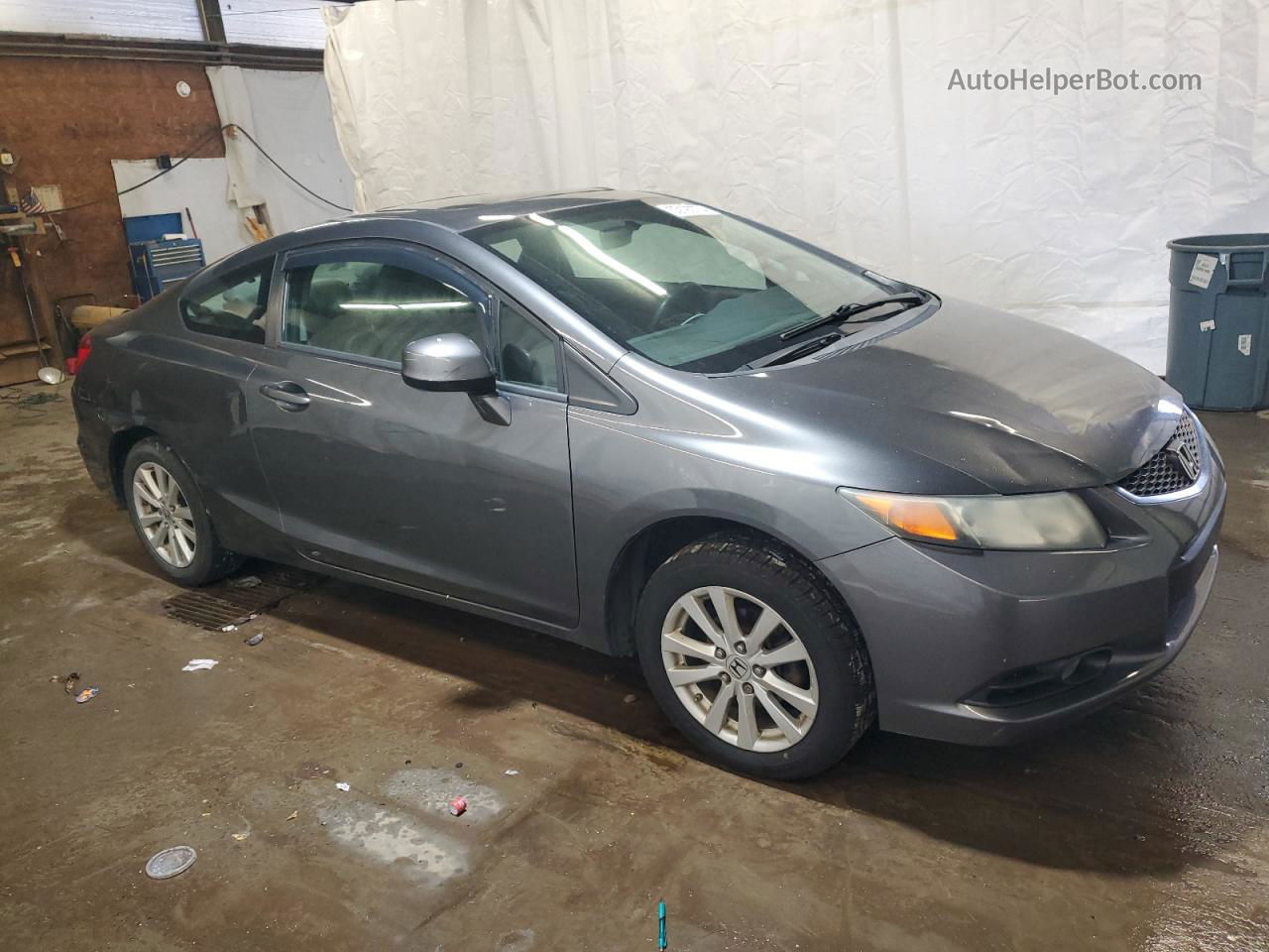 2012 Honda Civic Ex Gray vin: 2HGFG3B80CH503992