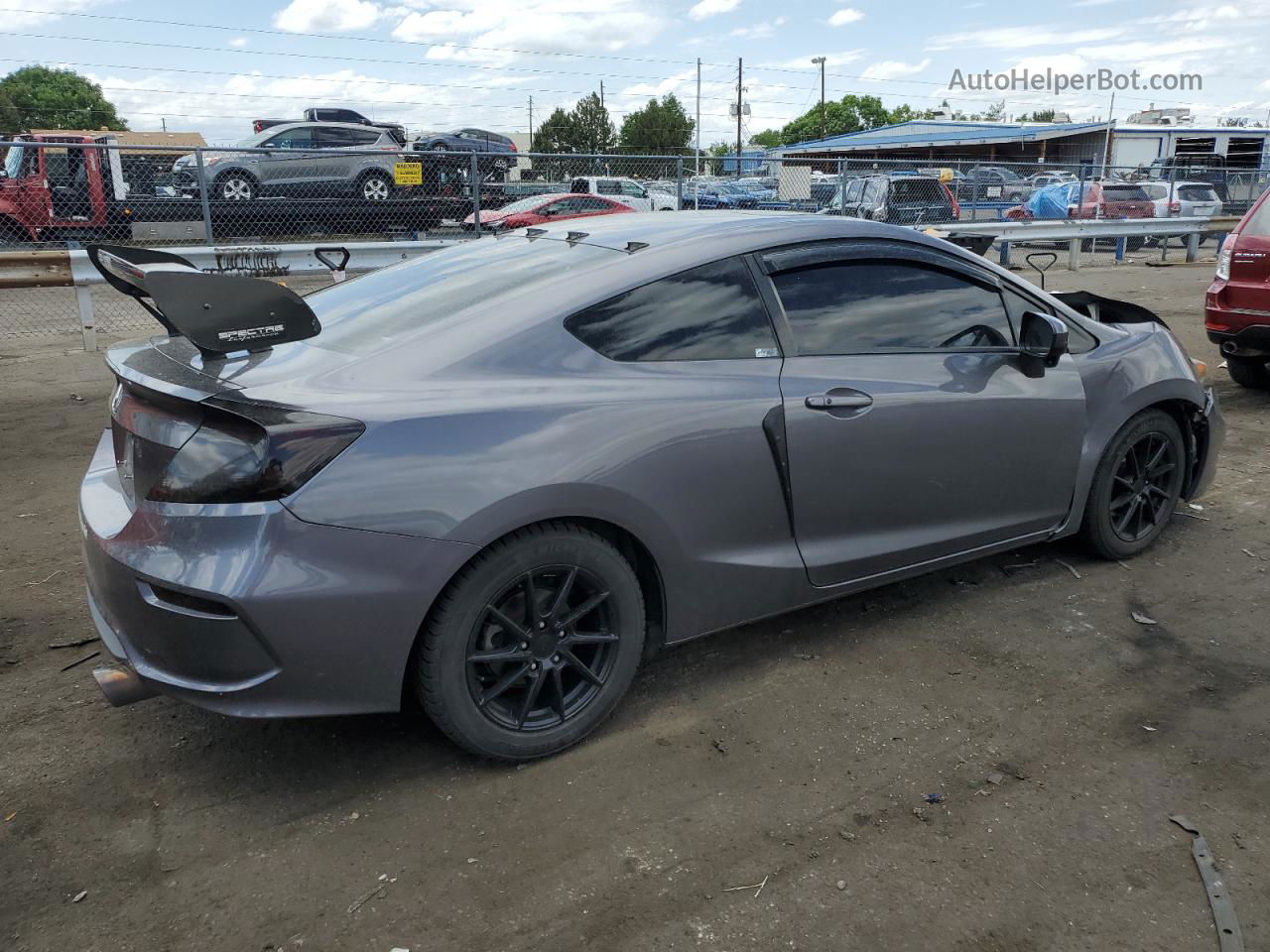 2015 Honda Civic Ex Gray vin: 2HGFG3B80FH517184