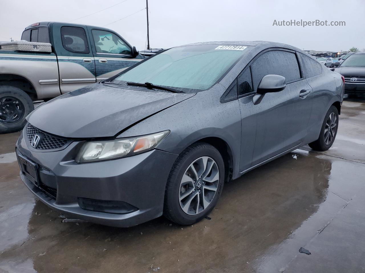 2013 Honda Civic Ex Серый vin: 2HGFG3B82DH503722