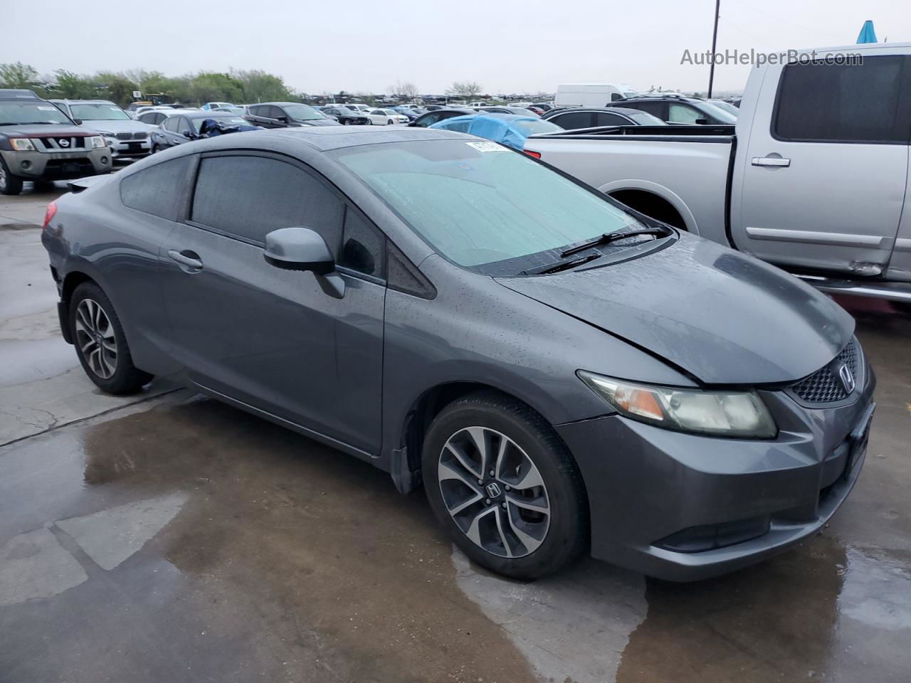 2013 Honda Civic Ex Gray vin: 2HGFG3B82DH503722