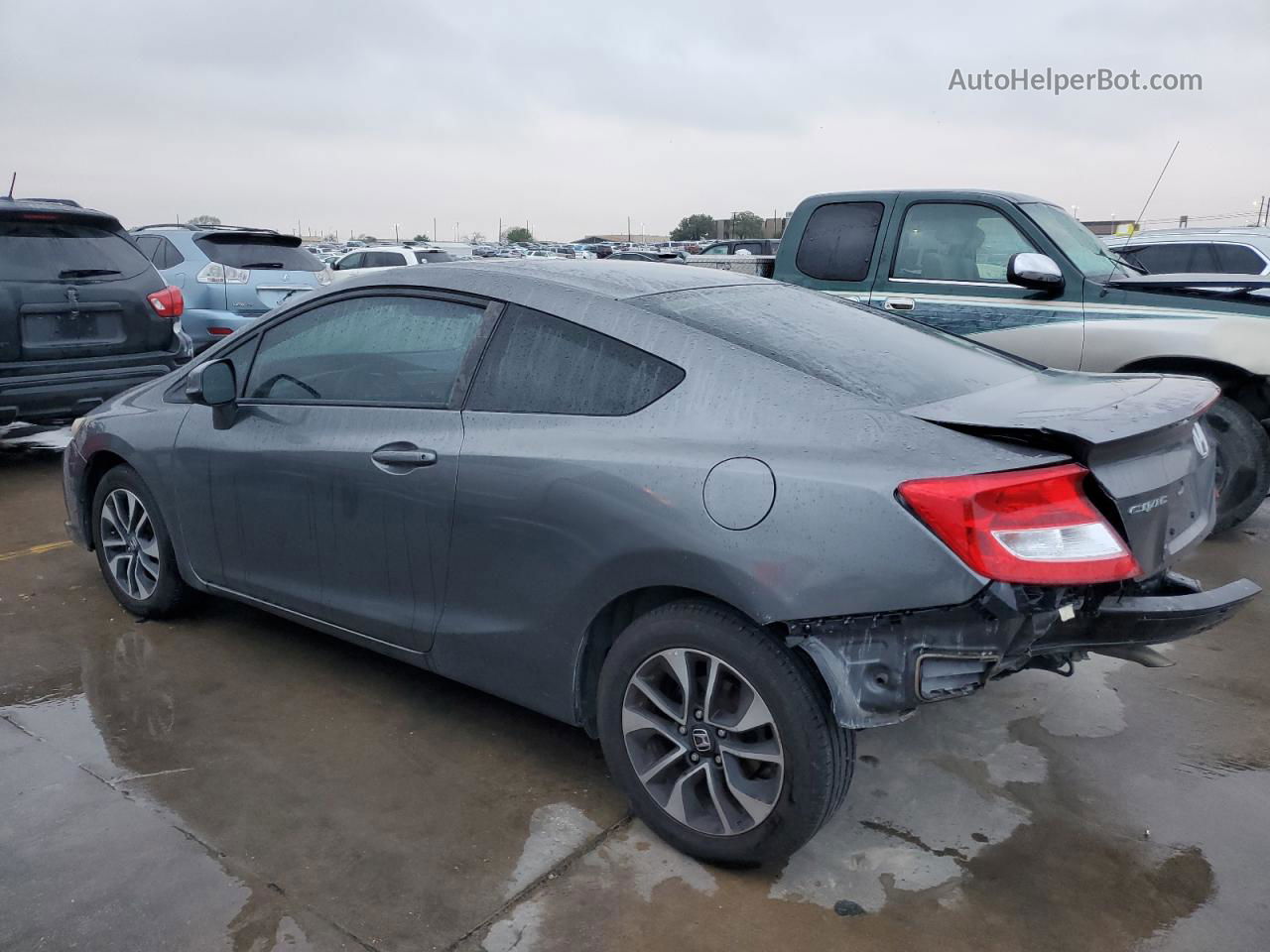 2013 Honda Civic Ex Gray vin: 2HGFG3B82DH503722