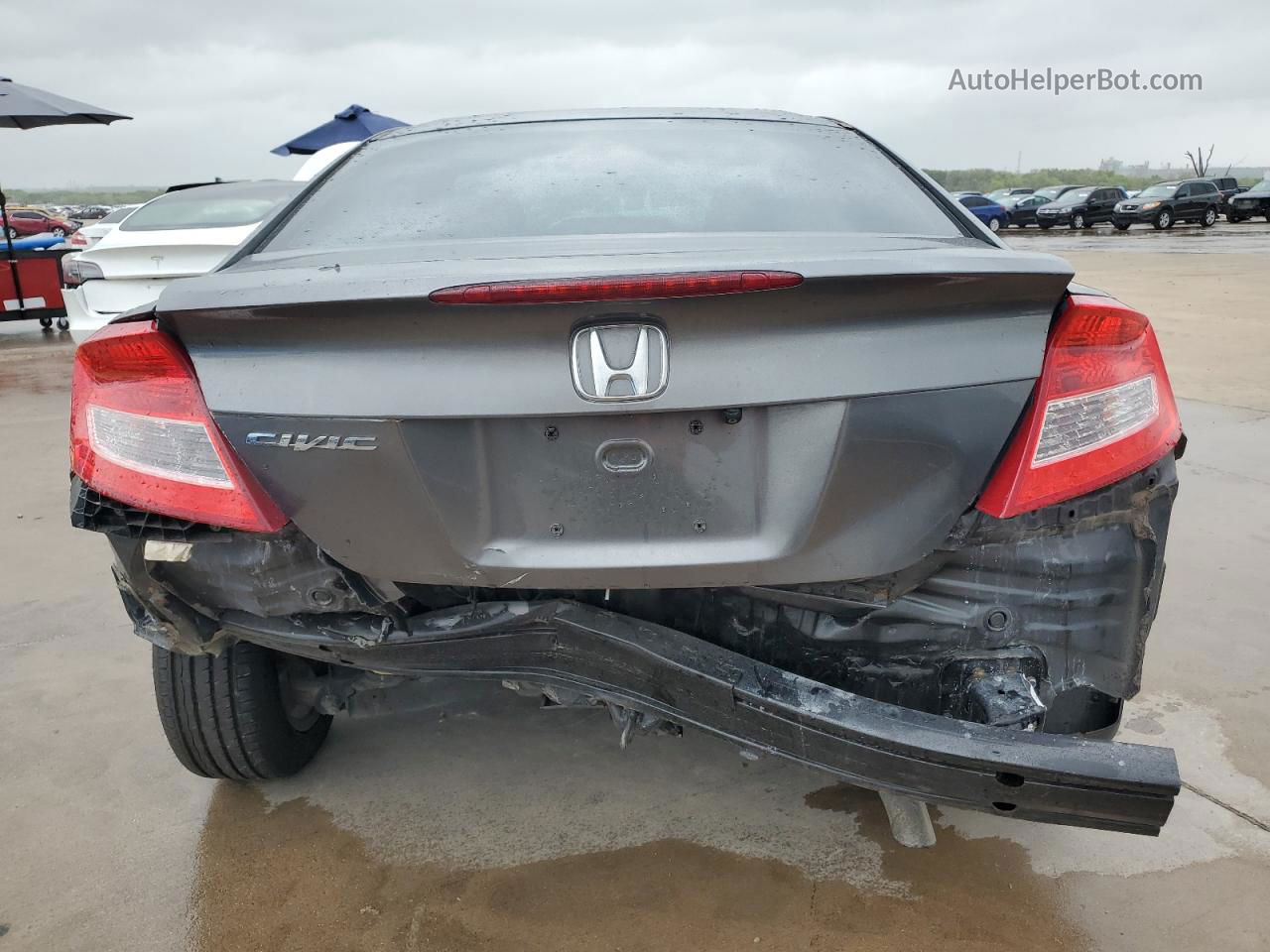 2013 Honda Civic Ex Gray vin: 2HGFG3B82DH503722