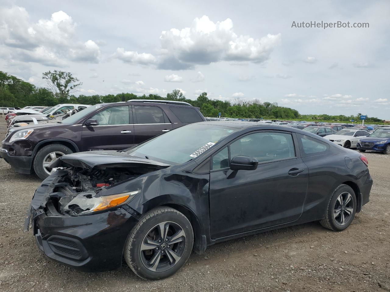 2014 Honda Civic Ex Black vin: 2HGFG3B82EH514219