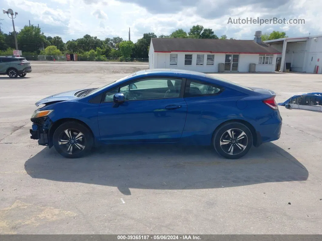 2015 Honda Civic Ex Blue vin: 2HGFG3B82FH518188