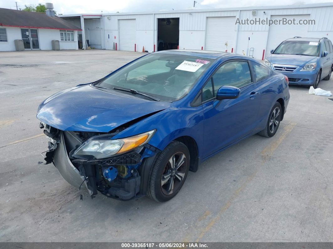 2015 Honda Civic Ex Blue vin: 2HGFG3B82FH518188