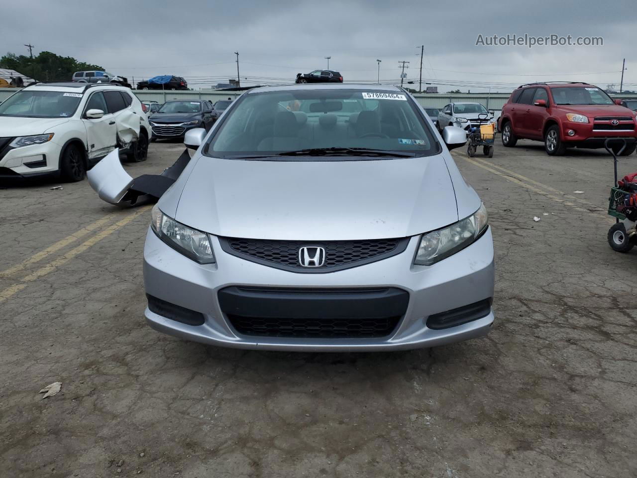 2013 Honda Civic Ex Silver vin: 2HGFG3B83DH528953